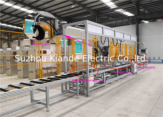 Manual Riveting Semi Automatic Busbar Assembly Line